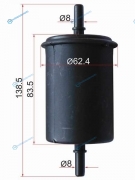 ST-1635.P5 Фильтр топливный CITROEN BERLINGO 96-C2 03-C4 04-PEUGEOT PARTNER 96-206 98-