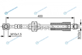 1 987 481 803 Шлангопровод | перед лев