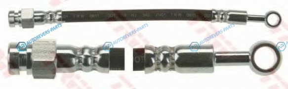 PHD1107 Шланг тормозной | зад правлев