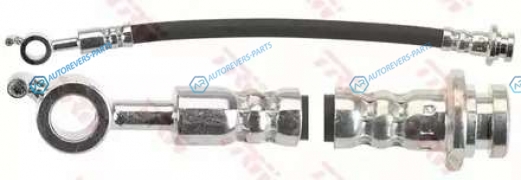 PHD1276 Шланг тормозной | зад прав