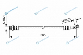 1987481456 Тормозной шланг 1987481456