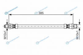 1987476439 Тормозной шланг 1987476439