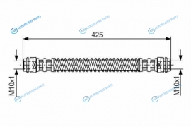 1987476330 Тормозной шланг 1987476330