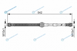 1987476325 Тормозной шланг 1987476325