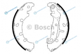 0 986 487 599 Колодки тормозные барабанные | зад