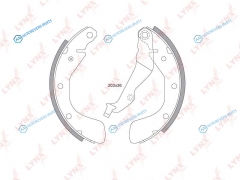 BS-1802 Колодки тормозные барабанные | зад