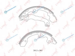 BS-3000 Колодки тормозные барабанные | зад