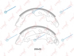 BS-7526 Колодки тормозные барабанные | зад