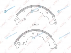 BS-7508 Колодки тормозные барабанные | зад