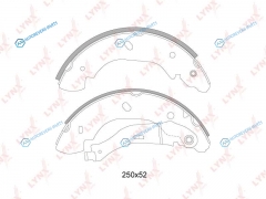BS-3002 Колодки тормозные барабанные | зад