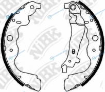 FN43551 Колодки тормозные барабанные | зад