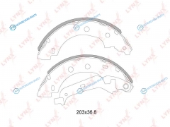 BS-6302 Колодки тормозные барабанные | зад