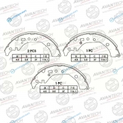 AVS0120 Колодки тормозные барабанные AVANTECH