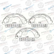 AVS0205 Колодки тормозные барабанные AVANTECH