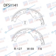 DFS1141 Колодки тормозные барабанные Double Force