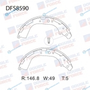 DFS8590 Колодки тормозные барабанные Double Force