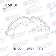 DFS8181 Колодки тормозные барабанные Double Force
