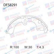 DFS8291 Колодки тормозные барабанные Double Force