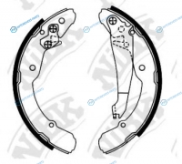 FN0554-NIBK_колодки барабанные!| Skoda Octavia 1.4-1.8|1.9TDi|SDi 96>