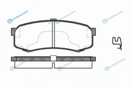 413 04_=FDB1021=572245B !колодки дисковые з.| Toyota Land Cruiser 80|90 3.4-4.2TD 90>
