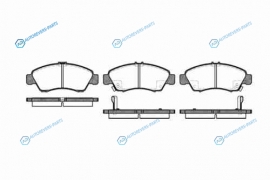 419 02_=FDB777=572324B !колодки дисковые п.| Honda Civic 1.3i-1.6i &16V 91-01