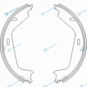 4726.00_!колодки барабанные ручника|Volvo S60|S70|S80|V70|XC90 all 97-06