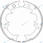 4731.00_колодки барабанные ручника!| Toyota Avensis|Camry|Carina|Celica 1.6-3.0i 91-06