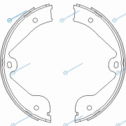 4735 00_колодки барабанные ручника!| Audi Q7| MB W164|W251| VW Touareg 02>