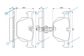 0 986 424 766 Колодки тормозные дисковые | зад