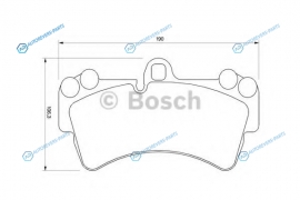 0 986 424 739 Колодки тормозные дисковые | перед