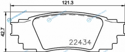 P 83 160 Колодки тормозные дисковые | зад