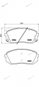 P 30 056 Колодки тормозные дисковые | перед