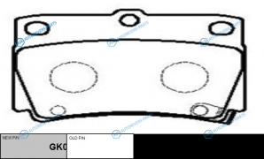 CKM-34  GK0602 Колодки тормозные дисковые | зад