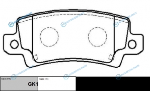 CKT-85  GK1098 Колодки тормозные дисковые | зад