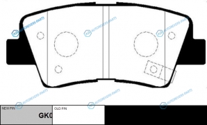 CKKH-38  GK0492 Колодки тормозные дисковые | зад