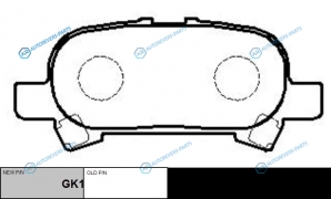 CKT-31  GK1045 Колодки тормозные дисковые | зад