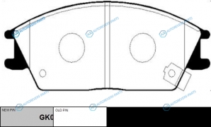 CKKH-4  GK0458 Колодки тормозные дисковые | перед