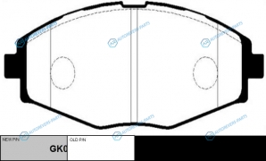 CKKD-2  GK0430 Колодки тормозные дисковые | перед