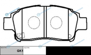CKT-7  GK1021 Колодки тормозные дисковые | перед