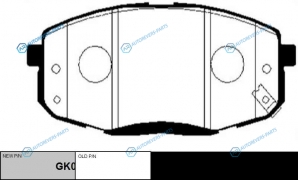 CKKH-40  GK0494 Колодки тормозные дисковые | перед