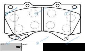 CKT-61  GK1075 Колодки тормозные дисковые | перед