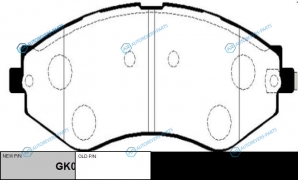 CKKD-12  GK0440 Колодки тормозные дисковые | перед