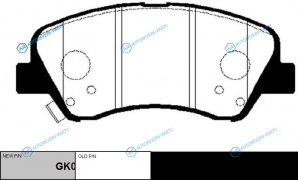 CKKH-46  GK0500 Колодки тормозные дисковые | перед