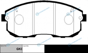 CKSS-1  GK0975 Колодки тормозные дисковые | перед