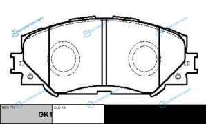 CKT-48  GK1062 Колодки тормозные дисковые | перед