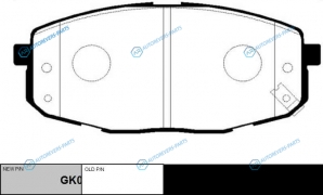 CKKK-21  GK0527 Колодки тормозные дисковые