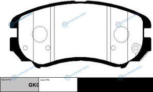 CKKH-37  GK0491 Колодки тормозные дисковые | перед