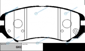 CKKH-9  GK0463 Колодки тормозные дисковые | перед