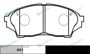CKT-146  GK1159 Колодки тормозные дисковые | перед