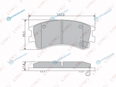 BD-5112 Колодки тормозные дисковые | перед